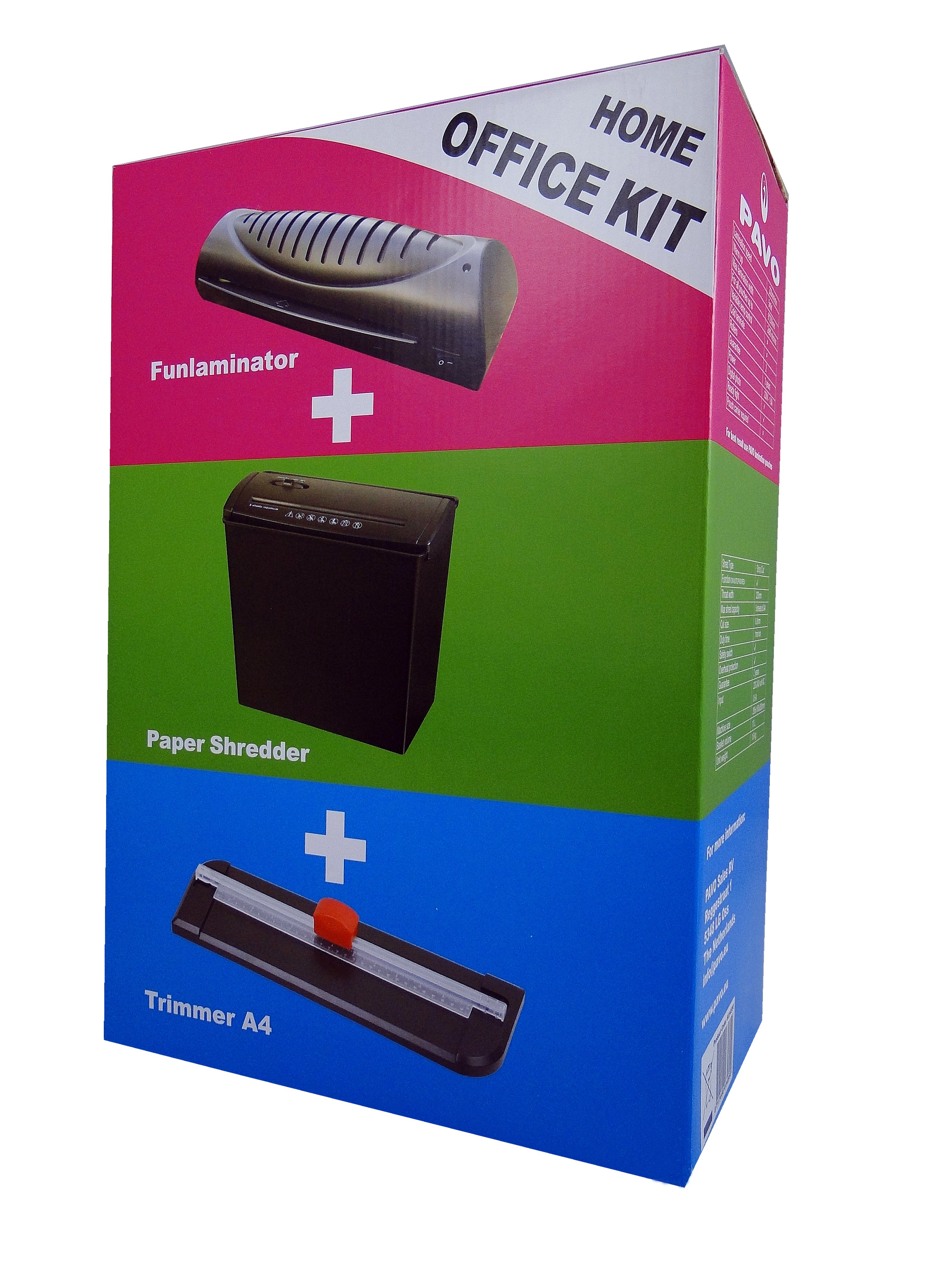 Home Kit Value Pack: Laminator, Cutter, Shredder